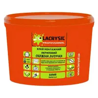 Клей монтажный универсальный Lacrysil Сумасшедшая липучка 1.2кг белый                               