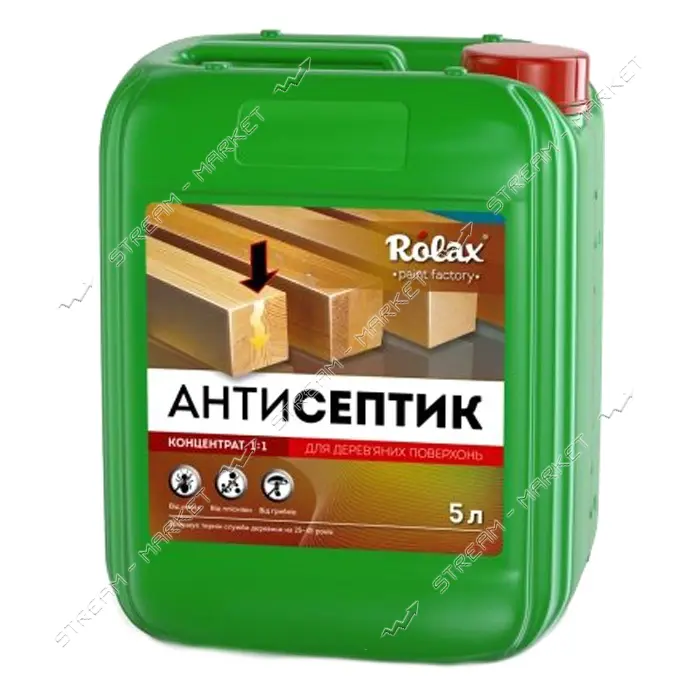 Антисептик для древесины Rolax концентрированный 1:1 5л