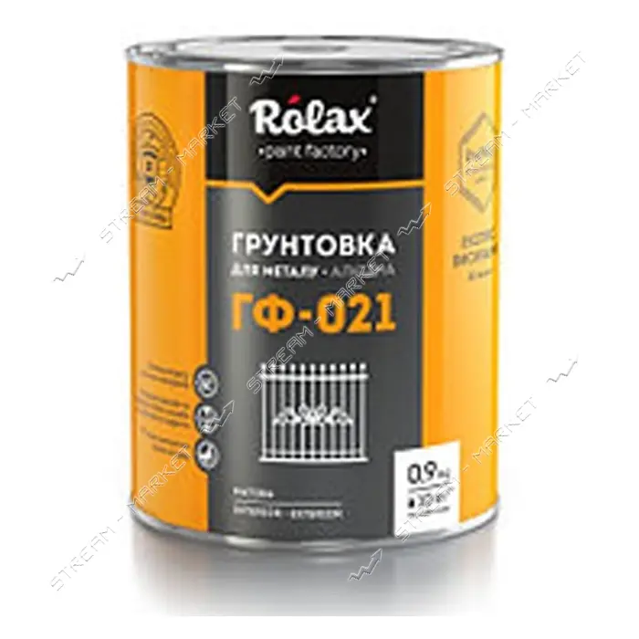 Грунт алкидный Rolax ГФ-021 0.9л белый