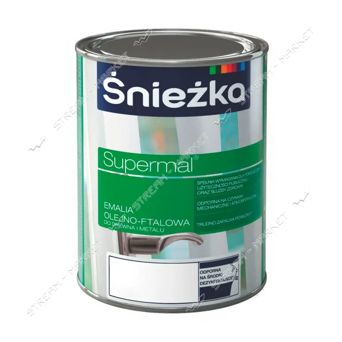 Краска масляно-фталевая Sniezka 0.8л белый глянец