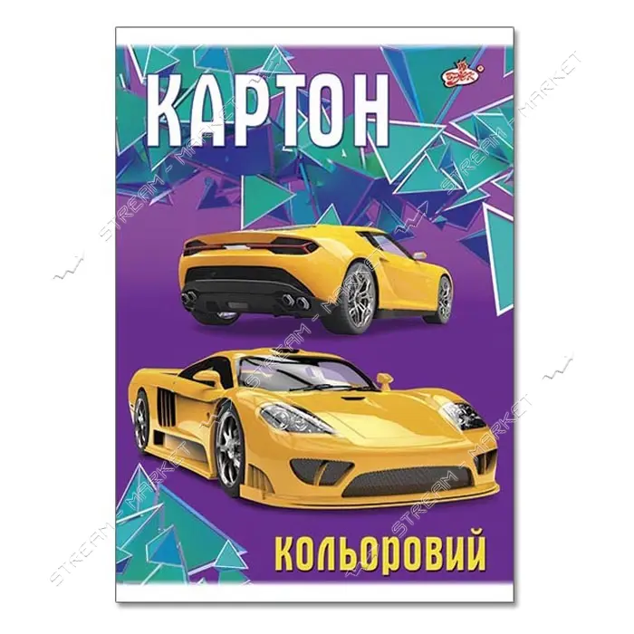 Набор цветного картона УВ-28 А4 14 листов                                                           