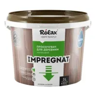 Пропитка акрилова для дерева Rolax Impregnat 201 1л жовта                                           