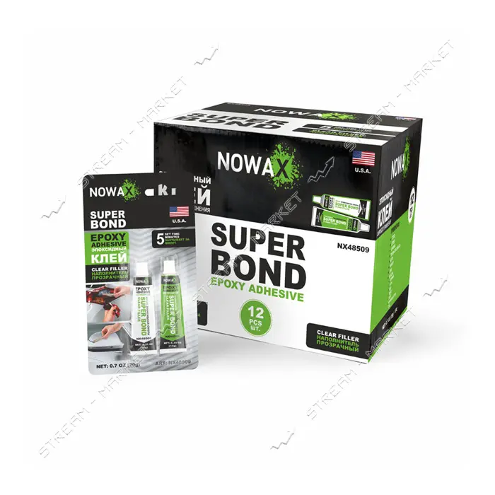 Эпоксидный клей Nowax Super Bond NX48509 20г                                                        