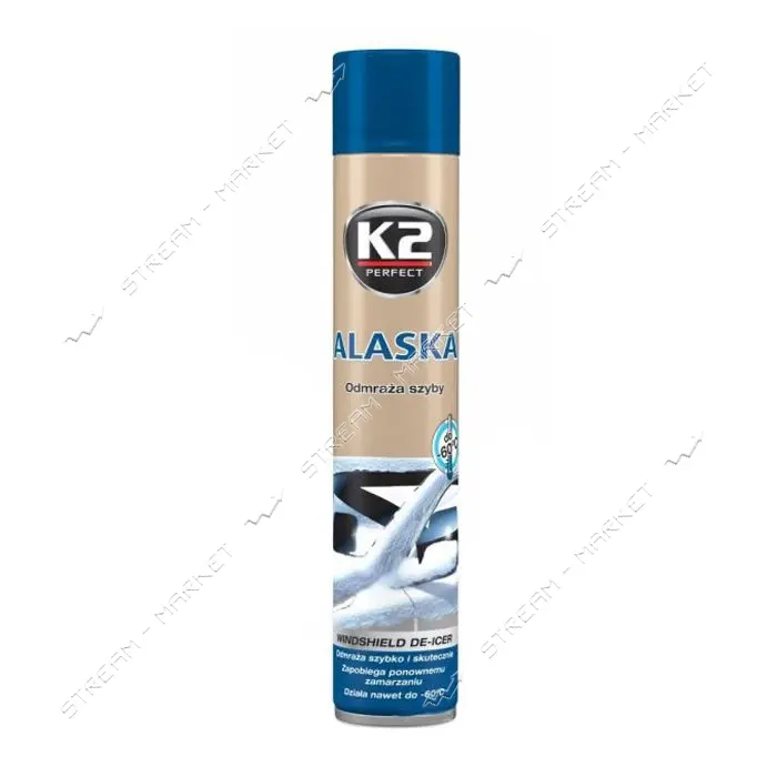 Размораживатель для окон K2 K20232 ALASKA AERO 750мл аэрозоль