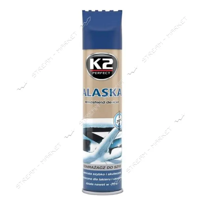 Размораживатель для стекол K2 K20415 ALASKA AERO 300мл аэрозоль