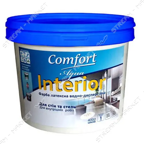 Краска водоэмульсионная Comfort Интерьерная 6.3кг