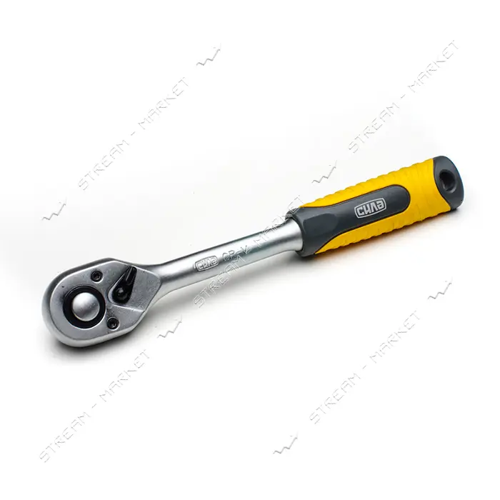 Ключ-трещотка Сила 257003 Профи CrV 1/2" 72T                                                        