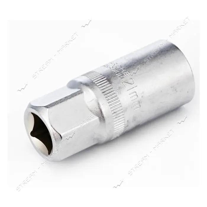 Насадка свечная Сила 252736 CrV 1/2" 21мм                                                           