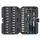 Набор насадок Apro 251446 90Т CrV Apro 1/4" 46шт