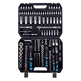 Набор насадок Apro 251450 90Т CrV 1/4" 3/8" 1/2" 150шт                                              