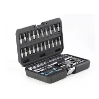 Набор насадок Apro 251410 90Т CrV 1/4" 1/2" 110шт                                                   
