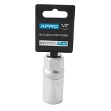 Насадка свечная Apro 252734 CrV 1/2" 21мм