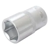 Насадка шестигранная Apro 252717 CrV 1/2" 17мм                                                      