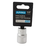 Насадка шестигранная Apro 252718 CrV 1/2" 18мм