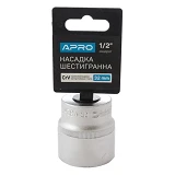 Насадка шестигранная Apro 252732 CrV 1/2" 32мм