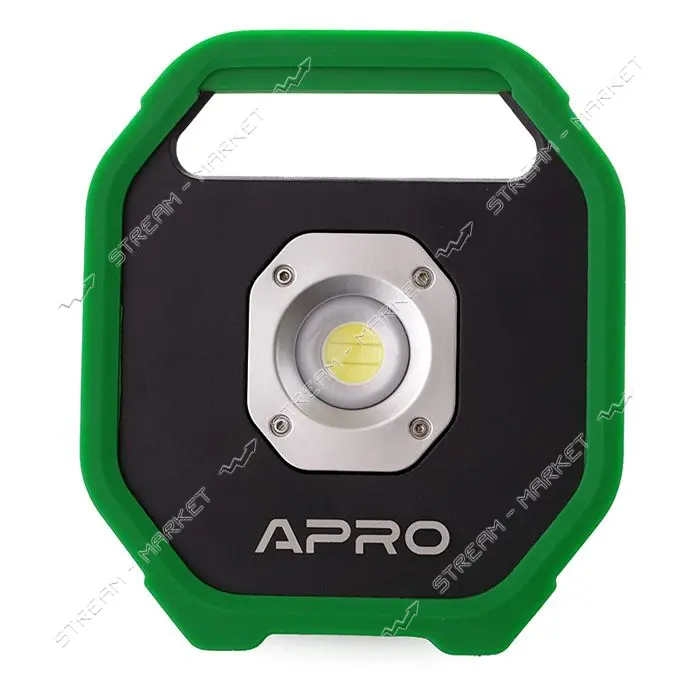 Прожектор светодиодный Apro 900520 аккумуляторный 10Вт