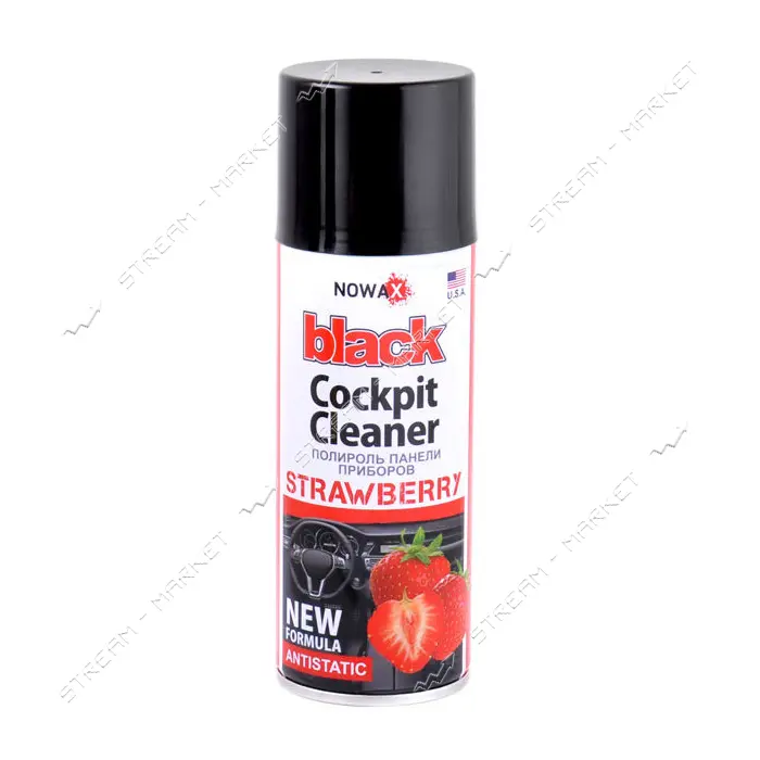 Полироль для пластика Nowax NX00457 450мл Strawberry                                                