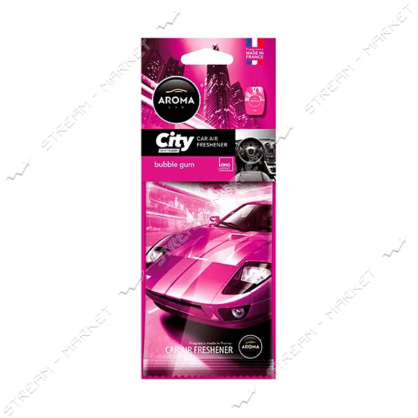 Ароматизатор Aroma Car City Card Bubble Gum
