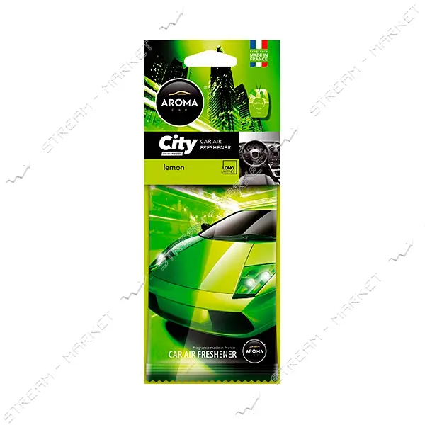 Ароматизатор Aroma Car City Card Lemon