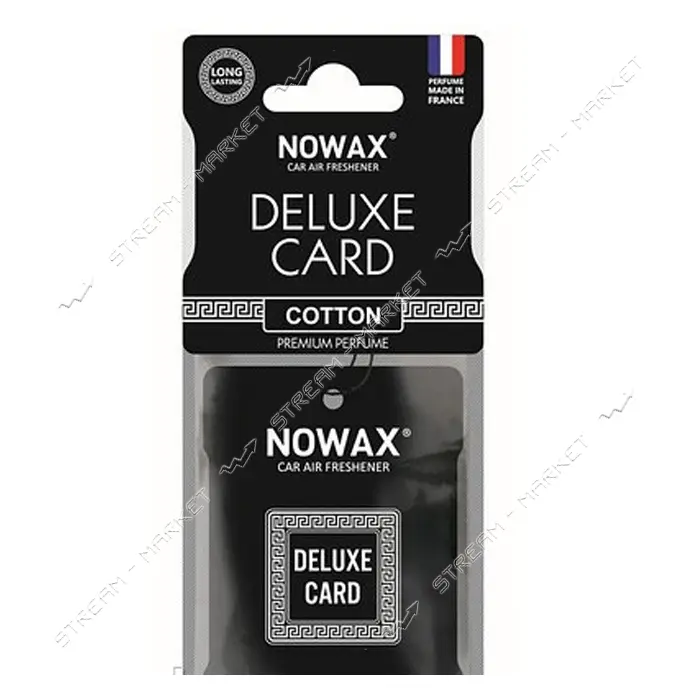 Автомобильный ароматизатор воздуха Nowax NX07734 Delux Card Cotton                                  