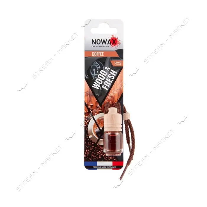 Автомобильный ароматизатор воздуха Nowax NX07704 Wood & Fresh Coffee 5мл                            