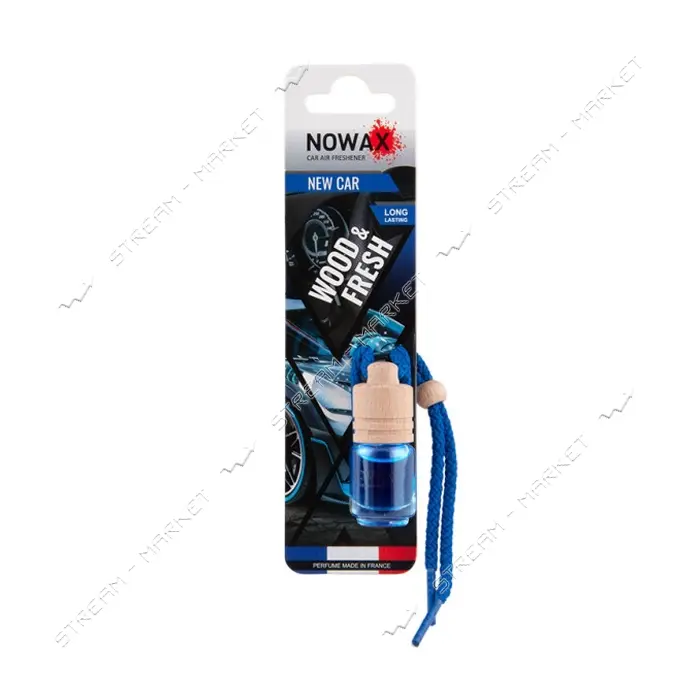 Автомобильный ароматизатор воздуха Nowax NX07707 Wood & Fresh New Car 5мл                           