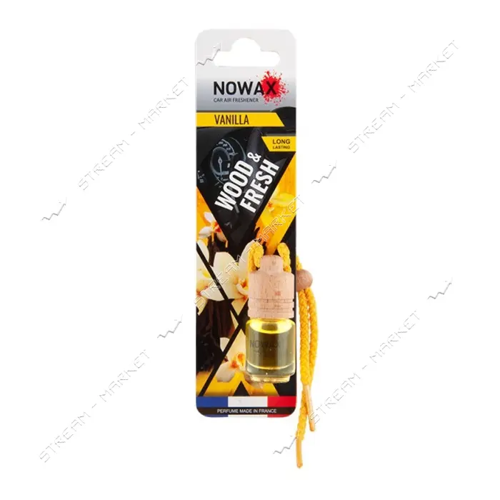 Автомобильный ароматизатор воздуха Nowax NX07713 Wood & Fresh Vanilla 5мл