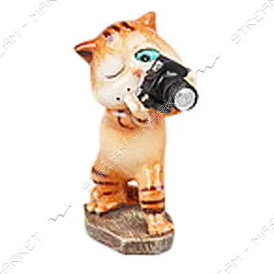 Гипсовая фигурка для раскрашивания Кот Фотограф КФ-97                                               
