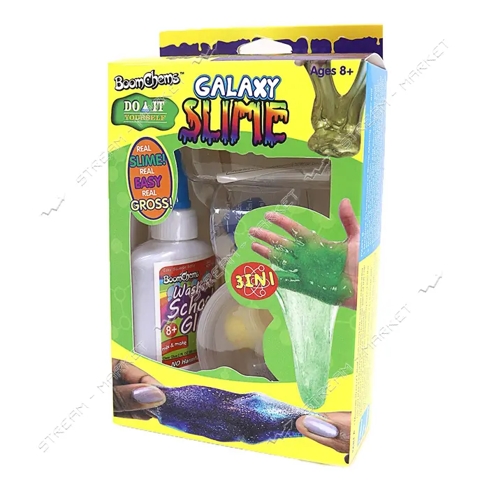 Игра сделай сам Лизун Galaxy slime 7460 60мл
