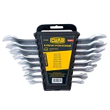 Набор ключей рожковых СИЛА 201236 CrV 6-22 мм 8шт в упаковке                                        