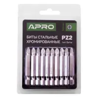 Бита Apro 309140 РZ2х50мм хром                                                                      