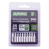 Бита Apro 309103 РН1х25мм хром                                                                      