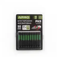 Бита ударная торсионная Apro 309035 РН3x50мм 10шт                                                   