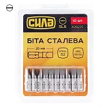 Бита Сила 309225 SL6x25мм 10шт