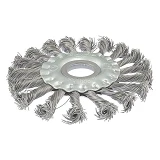 Щетка дисковая из плетеной проволоки Mastertool 19-9011 D115x22.2мм                                 