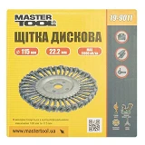 Щетка дисковая из плетеной проволоки Mastertool 19-9011 D115x22.2мм                                 