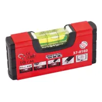 Уровень MasterTool 37-0103 10см 1 капсула 0.5мм/1м с магнитом                                       