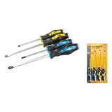 Набор отверток ударных MasterTool 40-1153 4шт PH2x100 3x150 SL6x100 8x150                           