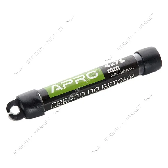 Сверло по бетону Apro 821001 4х75мм (тубус)