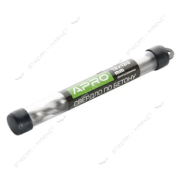 Сверло по бетону Apro 821015 12х120мм (тубус)