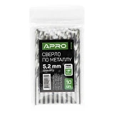 Сверло по металлу Apro 810036 Р6М5 5.2мм
