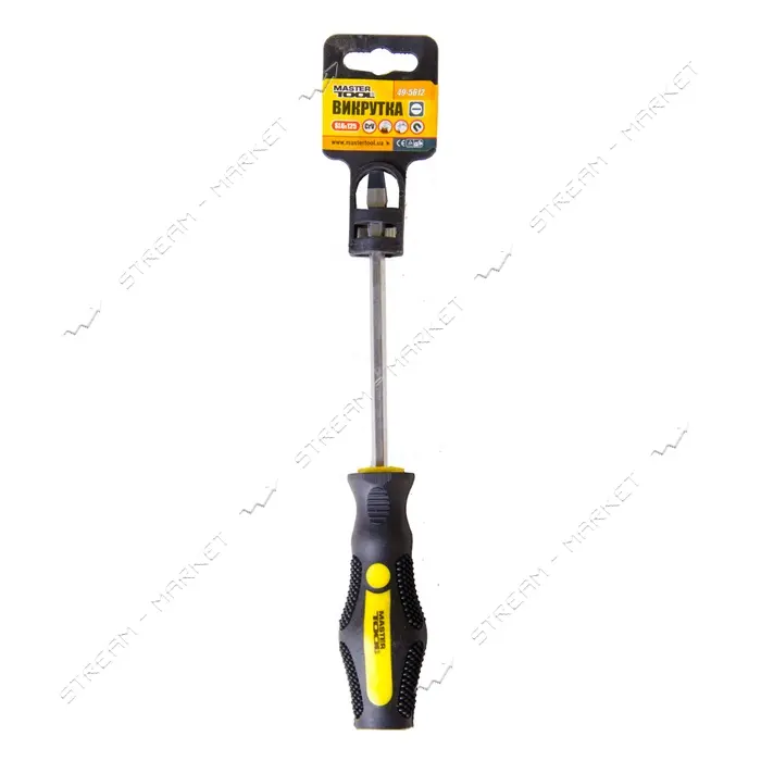 Отвертка плоская Master-Tool 49-5612 SL6x125 ударная                                                