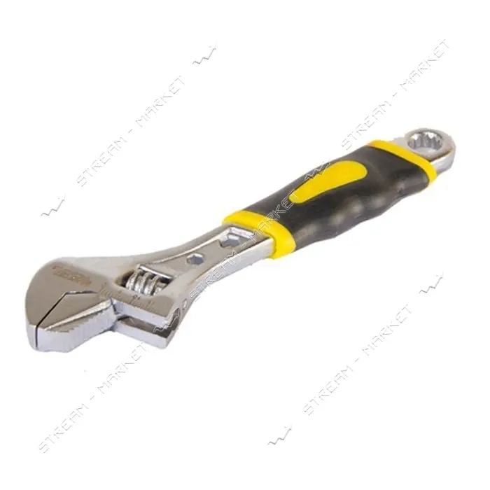 Ключ разводной Master-Tool 76-0421 150мм 0-24мм с двухкомпонентной ручкой переставная губка