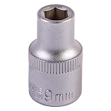 Насадка торцевая Master-Tool 78-0009 6-гранная 1/2" 9мм CRV