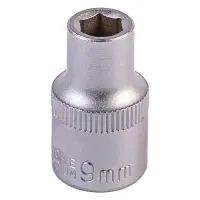 Насадка торцевая Master-Tool 78-0009 6-гранная 1/2" 9мм CRV                                         