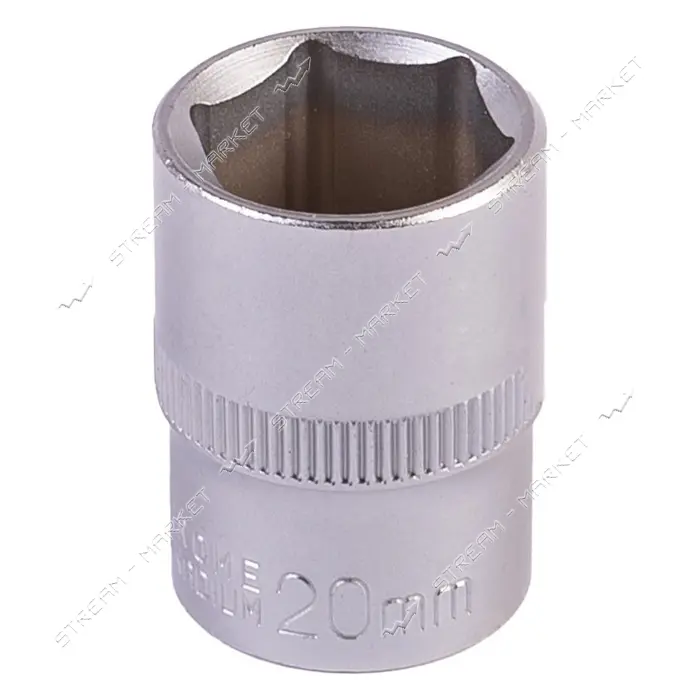 Насадка торцевая Master-Tool 78-0020 6-гранная 1/2" 20мм CRV                                        