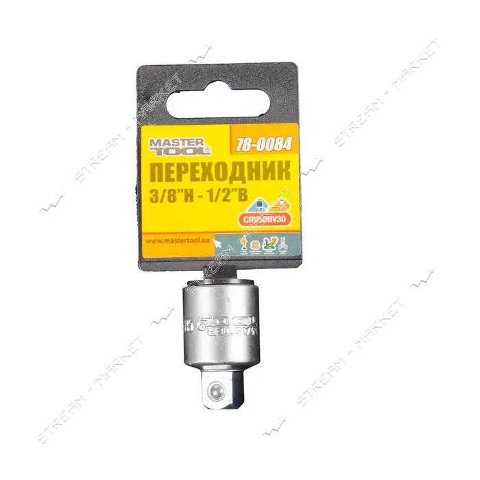 Переходник Master-Tool 78-0084 3/8"Н-1/2"В CRV                                                      