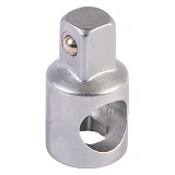 Переходник Master-Tool 78-0086 1/2"H-3/8"B с отверстием для воротка CRV