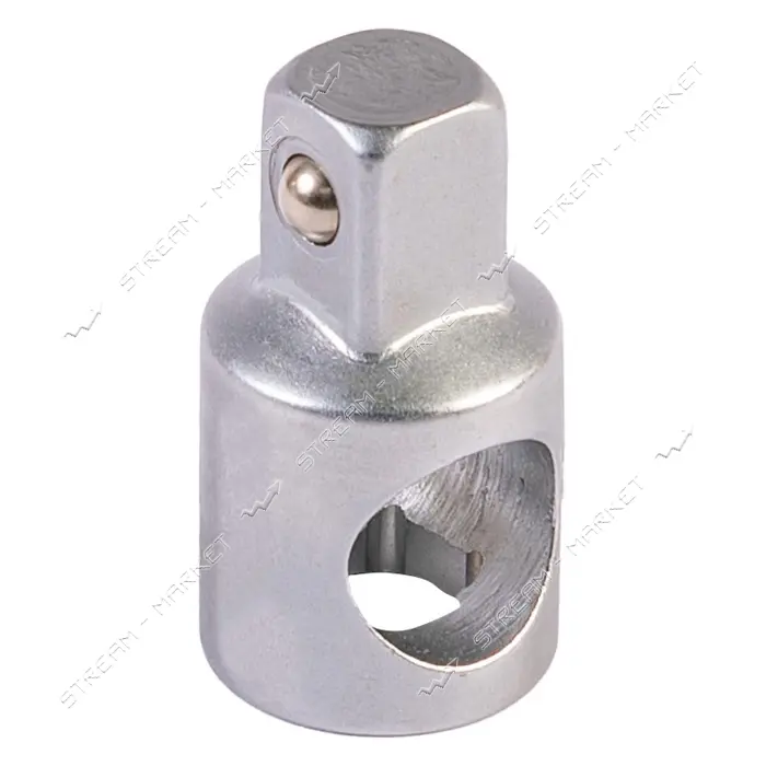 Переходник Master-Tool 78-0086 1/2"H-3/8"B с отверстием для воротка CRV