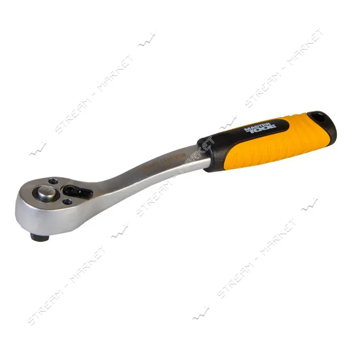 Трещотка Master-Tool 78-0121 3/8" 72Т гнутая                                                        